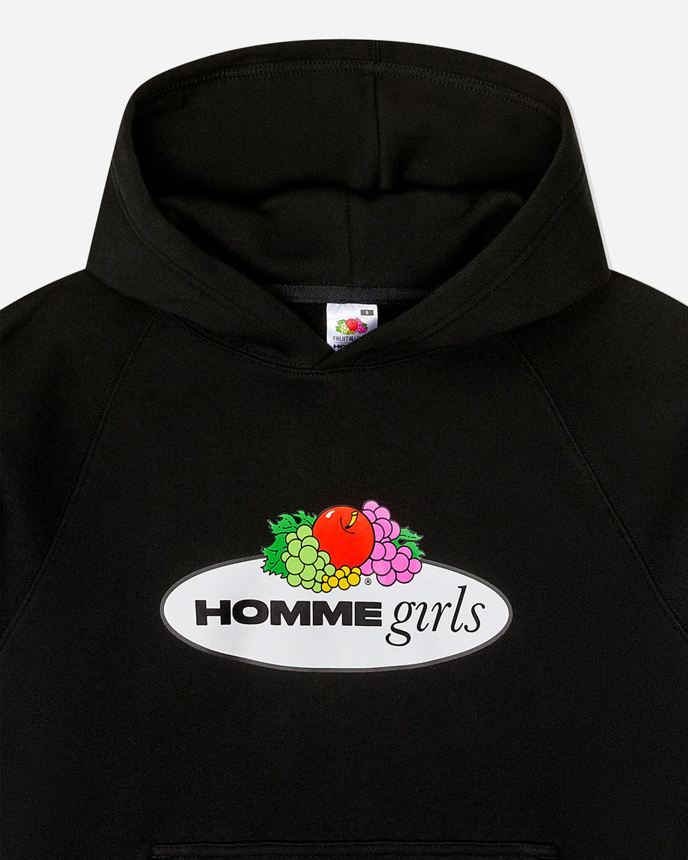 Hommegirls Fruit Of The Loom x Hoodie Black HGFOTL012