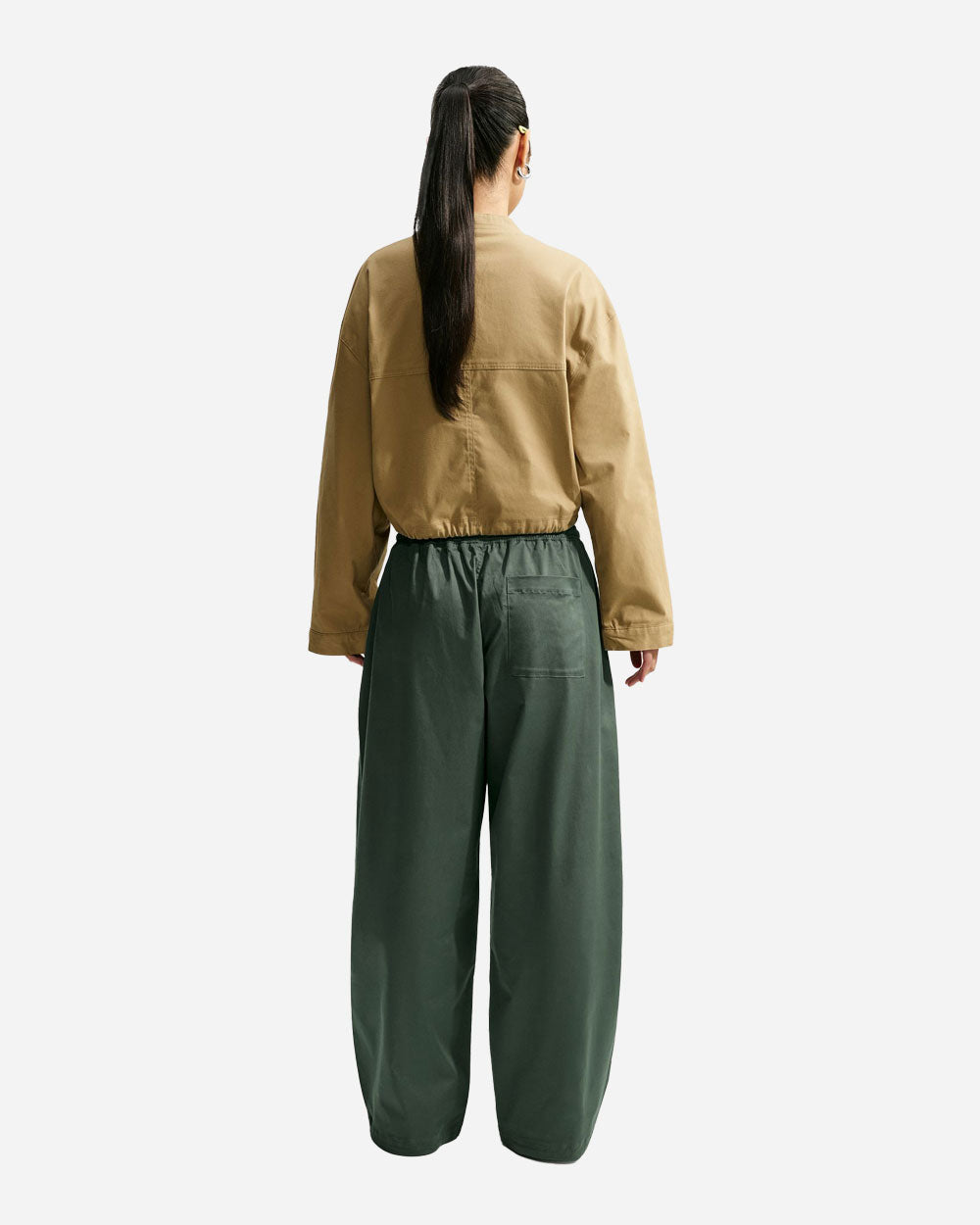Nike Oversized Low Rise Utility Pants Camo Green IM8409-303