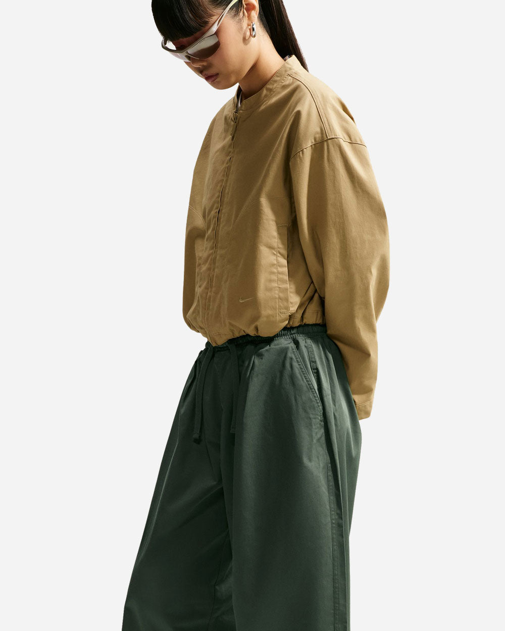 Nike Oversized Low Rise Utility Pants Camo Green IM8409-303