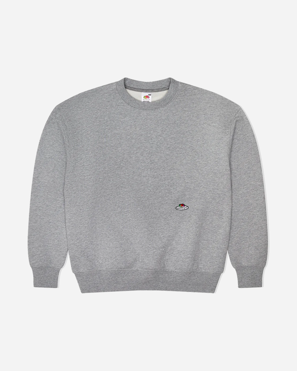 Hommegirls Fruit Of The Loom x Crew Neck Sweatshirt Heather Grey HGFOTL009

