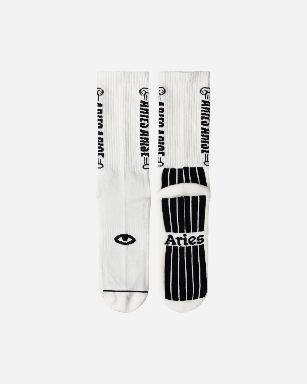 Aries Column Socks White AR00040.04