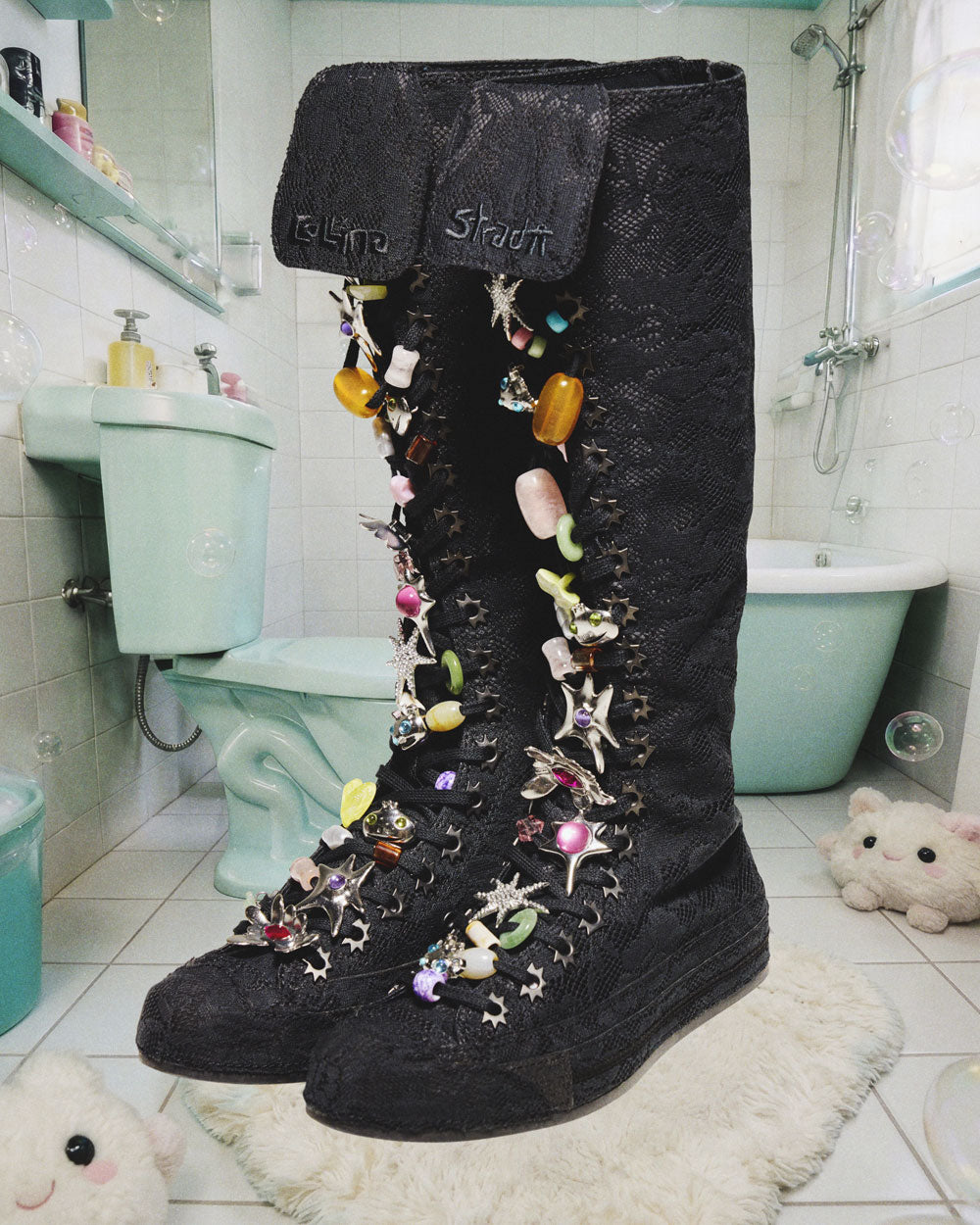 Collina Strada x Converse Chuck Taylor 70 Xx-Hi Black A19050C