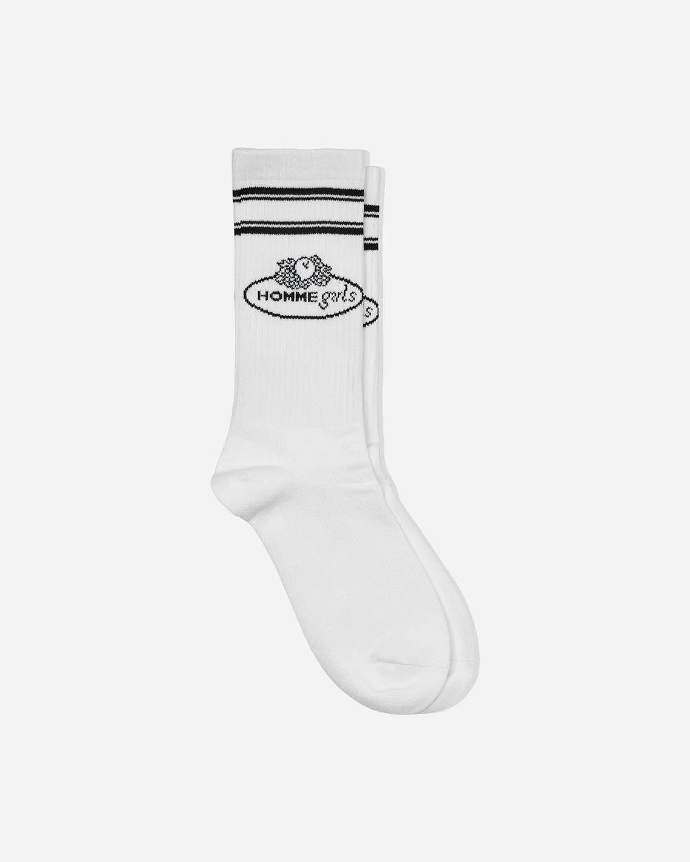 Hommegirls Fruit Of The Loom x Crew Socks White 3 Pack HGFOTL019
