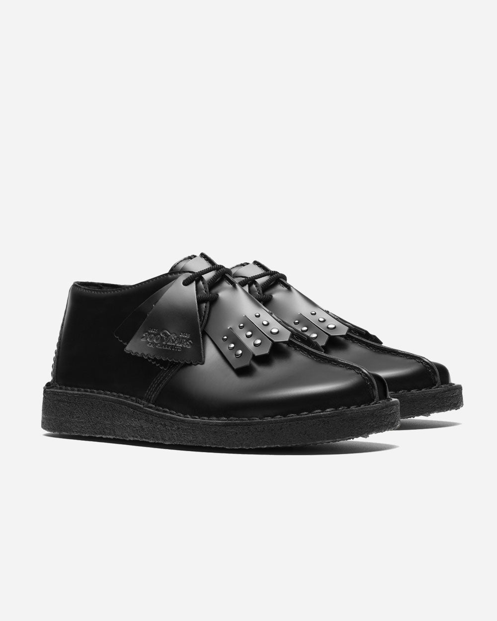 Clarks Desert Trek Leather Black Interest 26183315