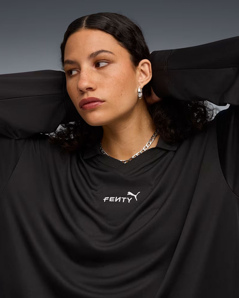 FENTY x PUMA Goalie Jersey Black 63378601