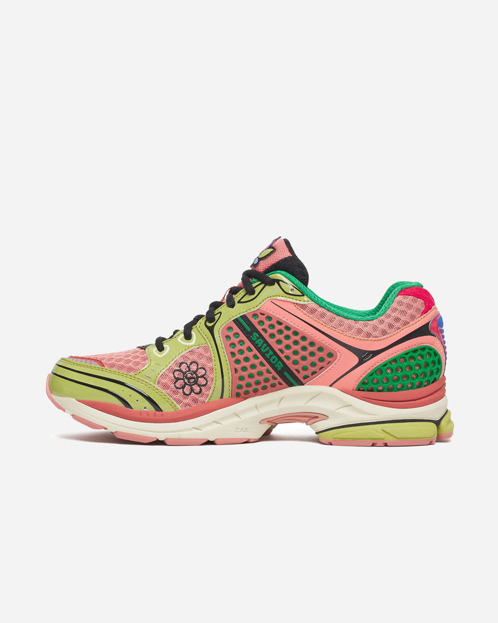 Jae Tips x Saucony  ProGrid Triumph Pink/Green S70966-2