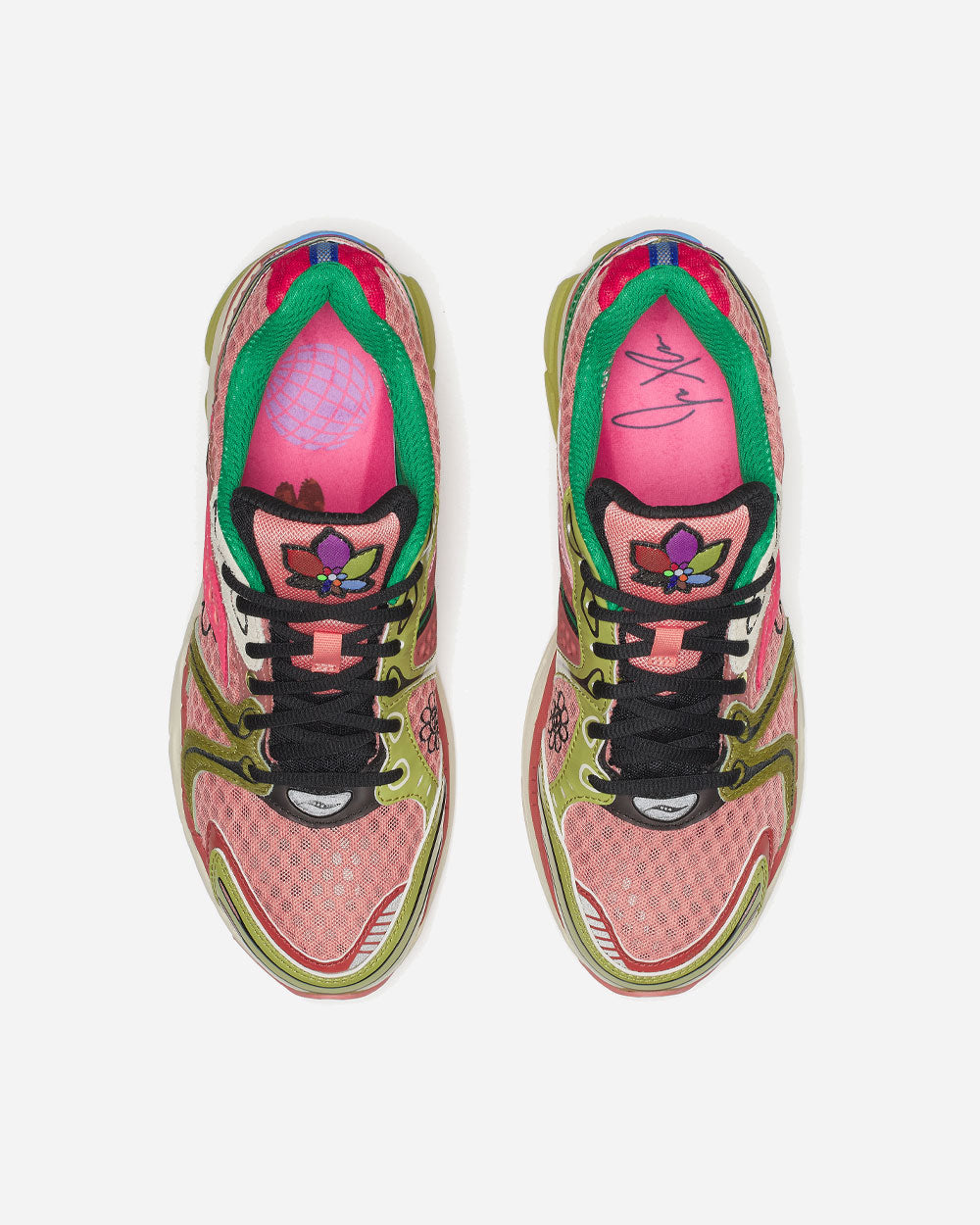 Jae Tips x Saucony  ProGrid Triumph Pink/Green S70966-2