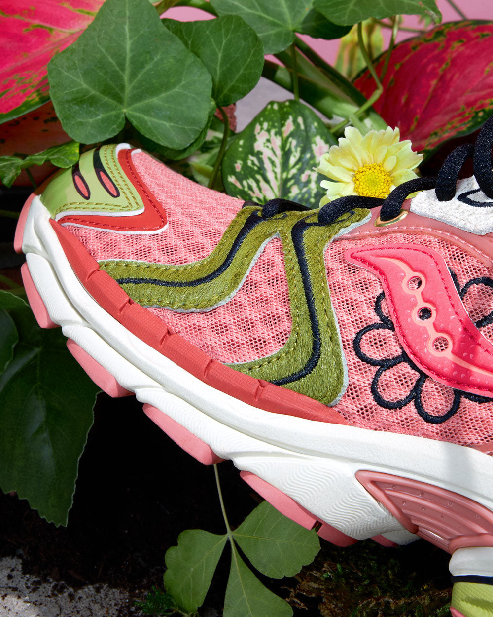 Jae Tips x Saucony  ProGrid Triumph Pink/Green S70966-2