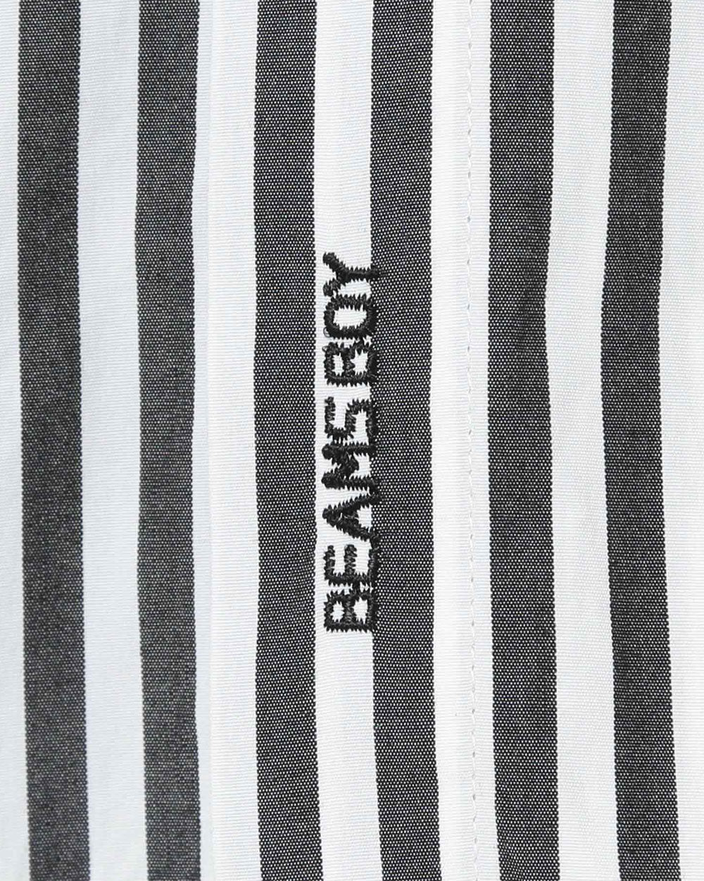 Beams Boy London Stripe Longsleeve Shirt Black 1311-0479-247-1918