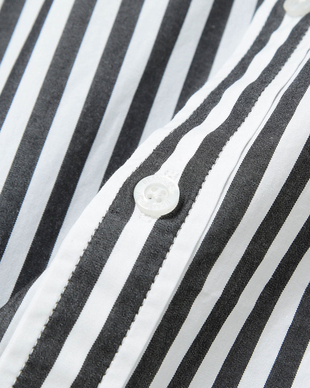 Beams Boy London Stripe Longsleeve Shirt Black 1311-0479-247-1918