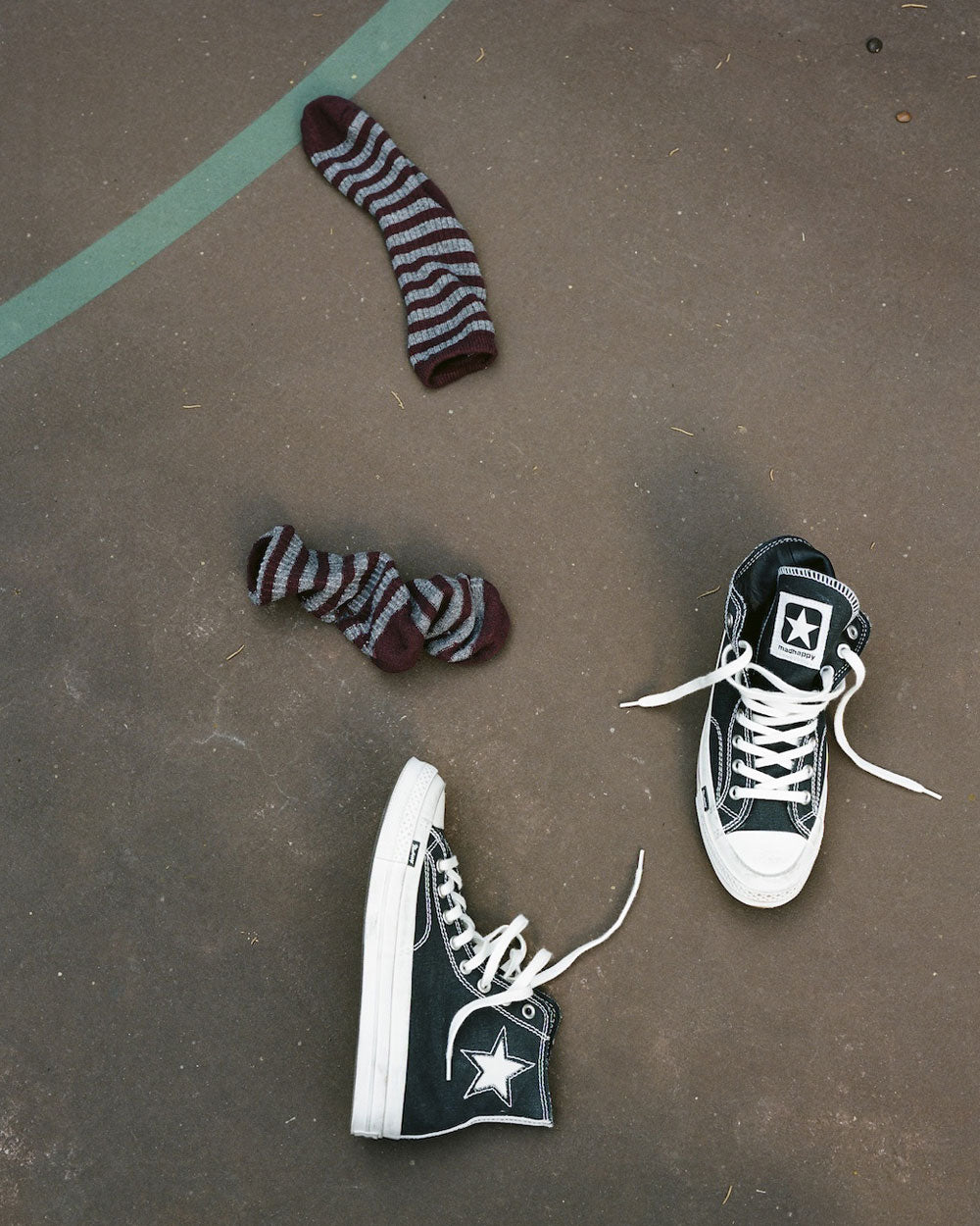 Mad Happy x Converse Chuck Taylor 70 Hi Black/Egret A19147C