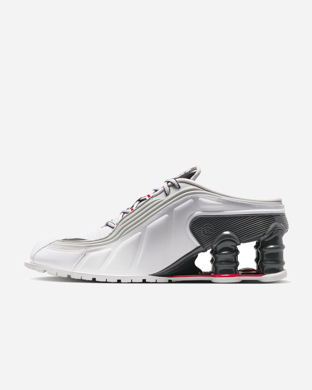Martine Rose x Nike Shox MR4 Mule White/Varsity Red IM5420-100