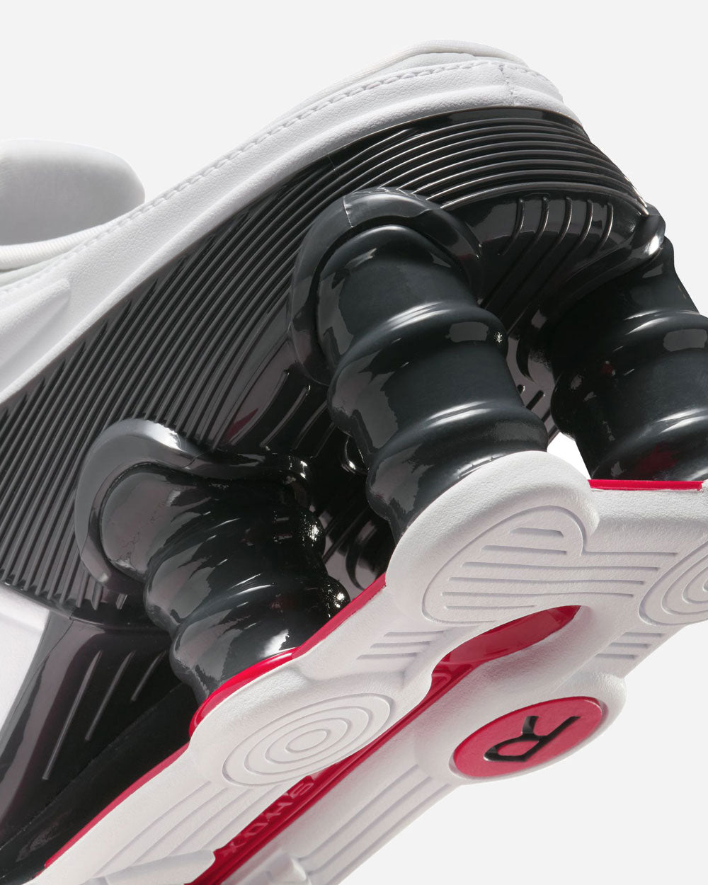 Martine Rose x Nike Shox MR4 Mule White/Varsity Red IM5420-100