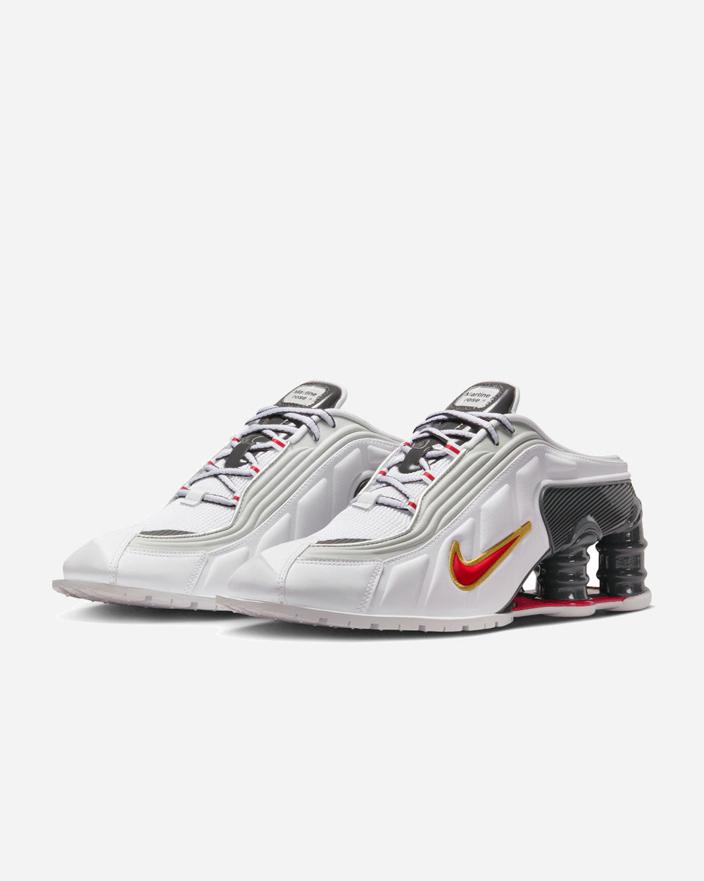 Martine Rose x Nike Shox MR4 Mule White/Varsity Red IM5420-100