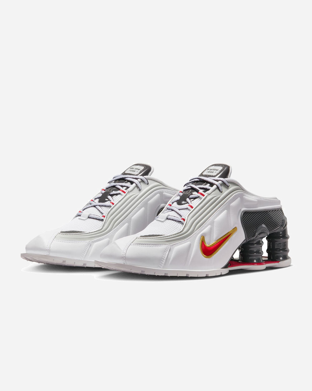 Martine Rose x Nike Shox MR4 Mule White/Varsity Red IM5420-100