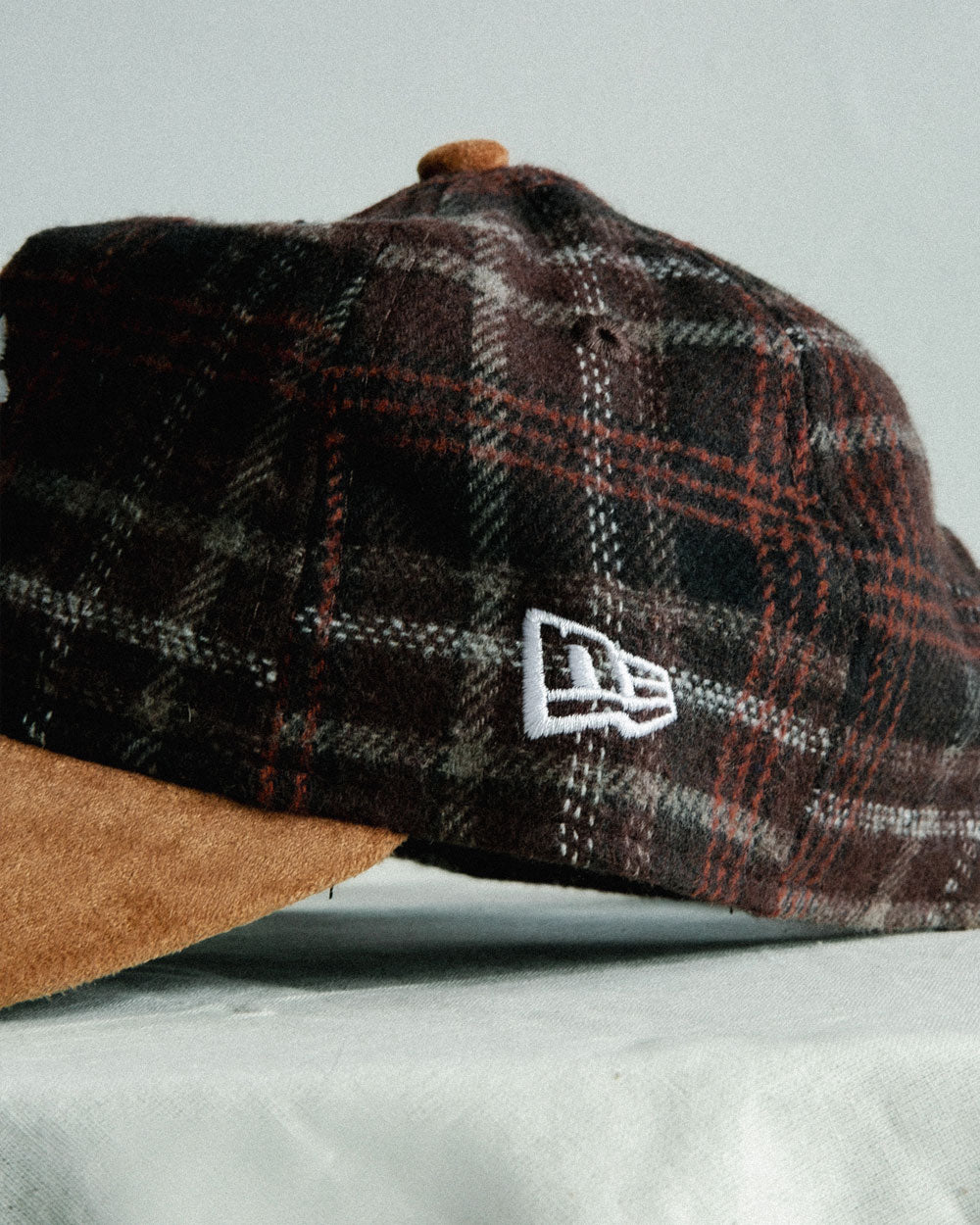 New Era 9Twenty A Frame Plaid Suede New York Yankees Brown 60871773