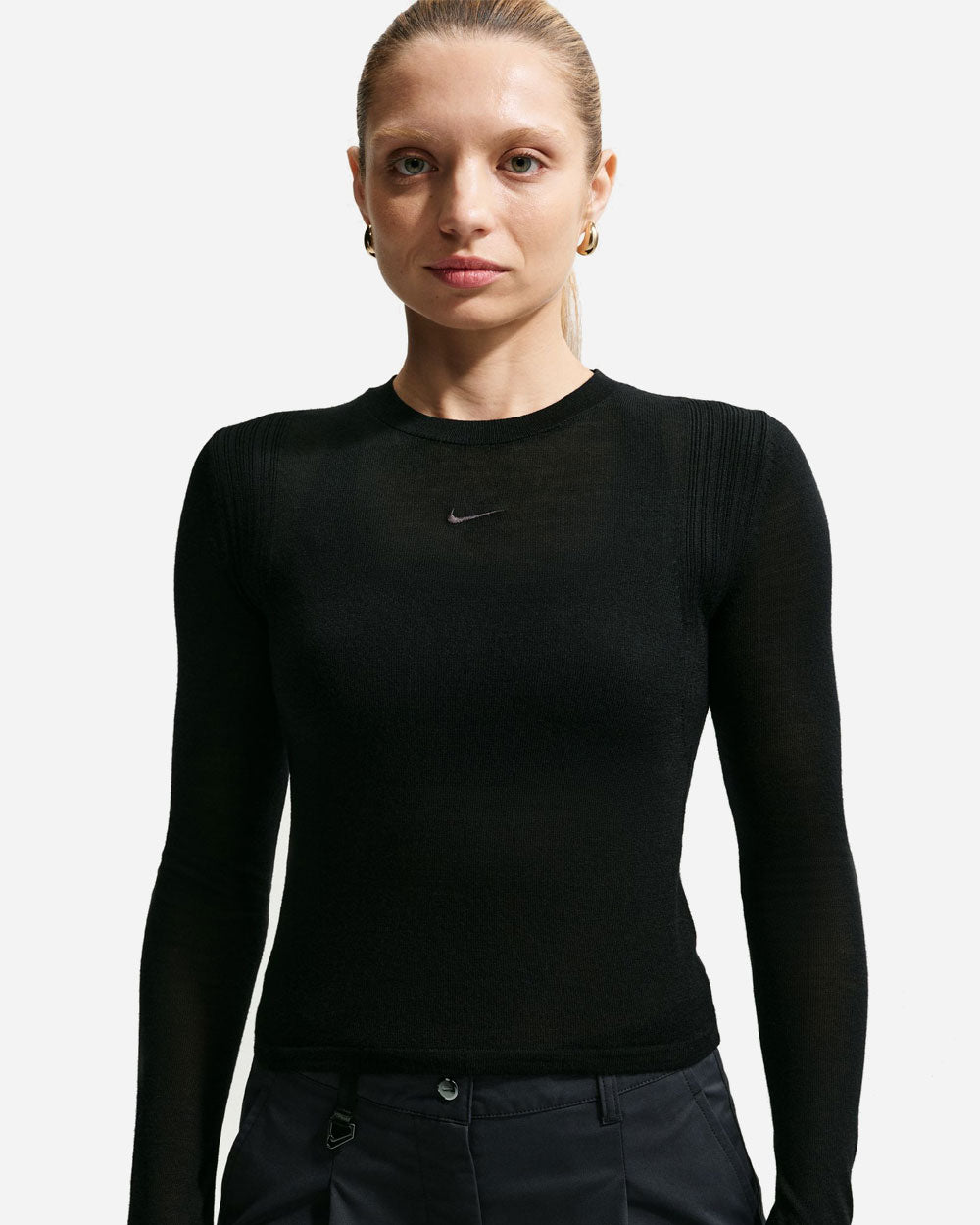 Nike Sportswear Airreverent Long Sleeve Top Black IQ0429-010