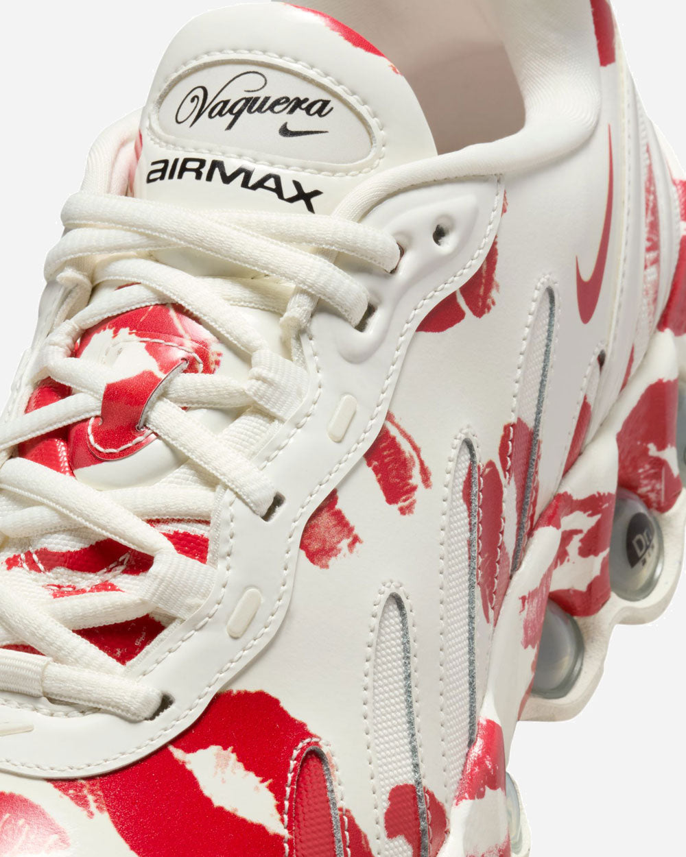 Vaquera x Nike DN8 Sail/Prime Red/Black IM4029-100