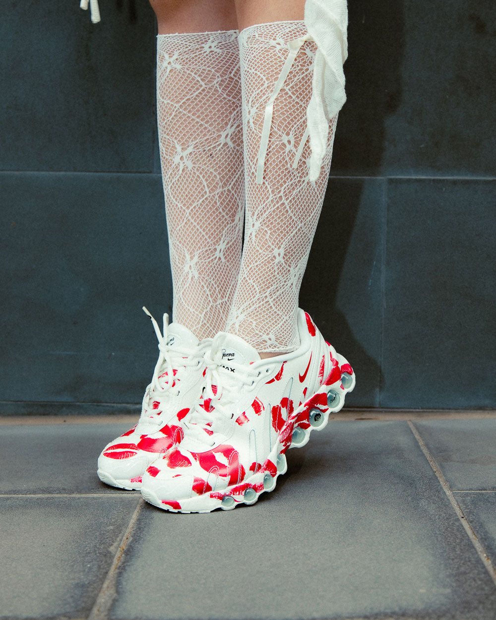 Vaquera x Nike DN8 Sail/Prime Red/Black IM4029-100