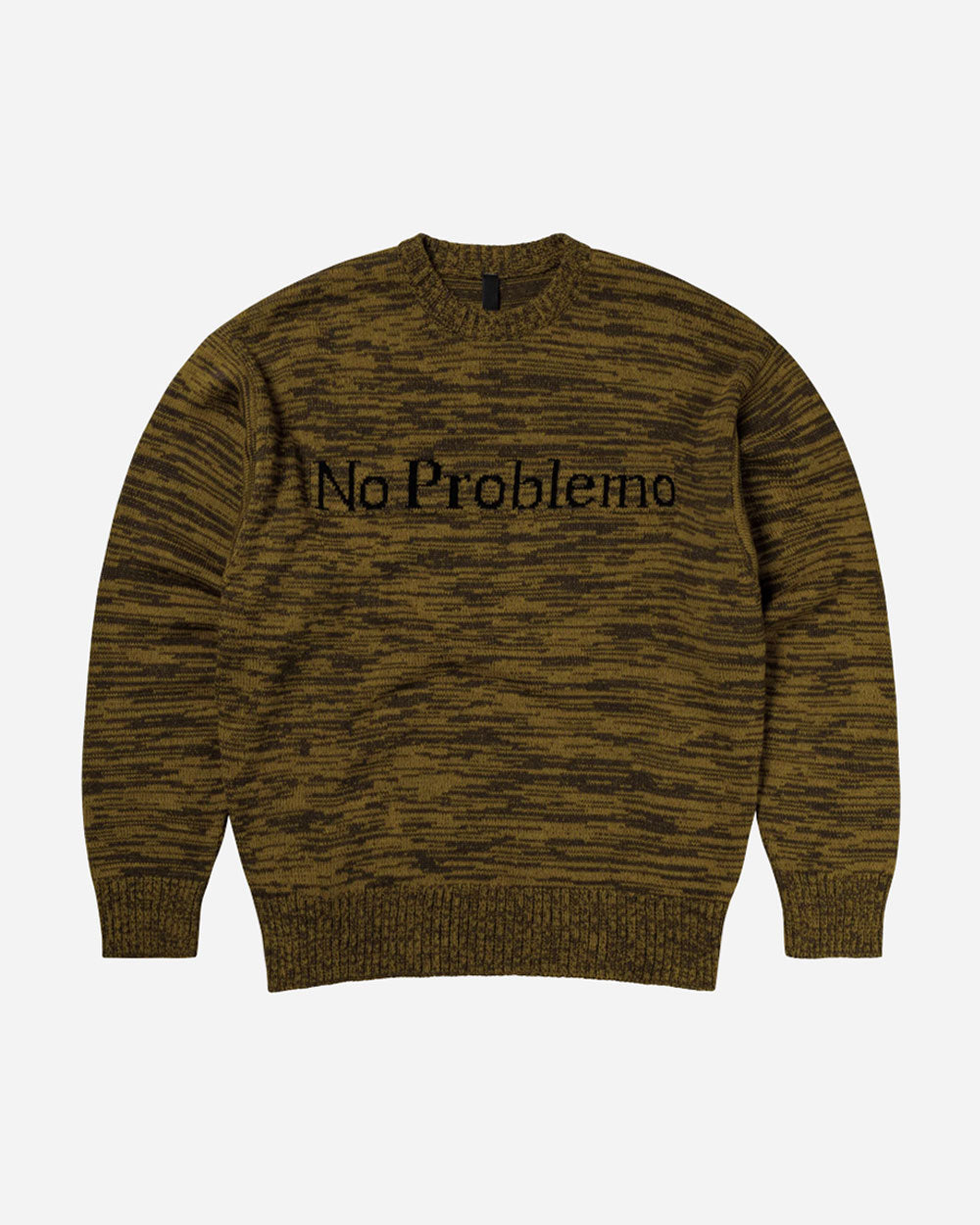 No Problemo Mosca Crew Neck Jumper Brown NP20090.04