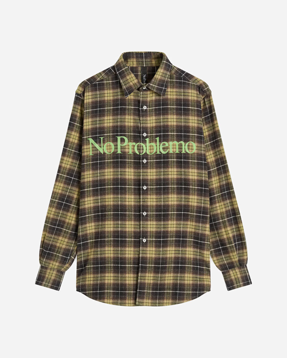 No Problemo Plaid Shirt Green NP40140.04