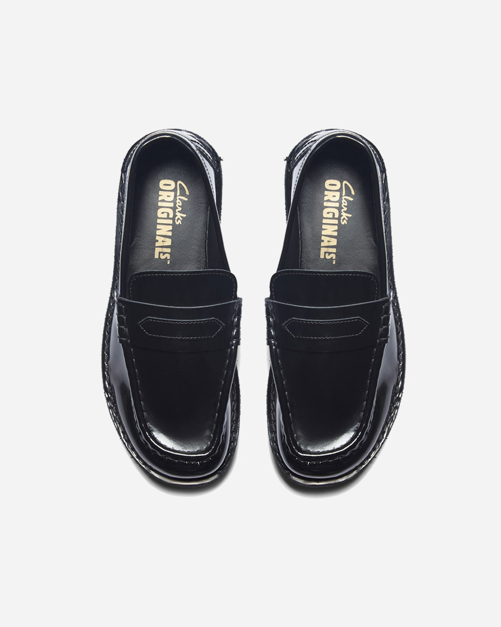 Clarks Nomad Loafer Patent Black 26183769