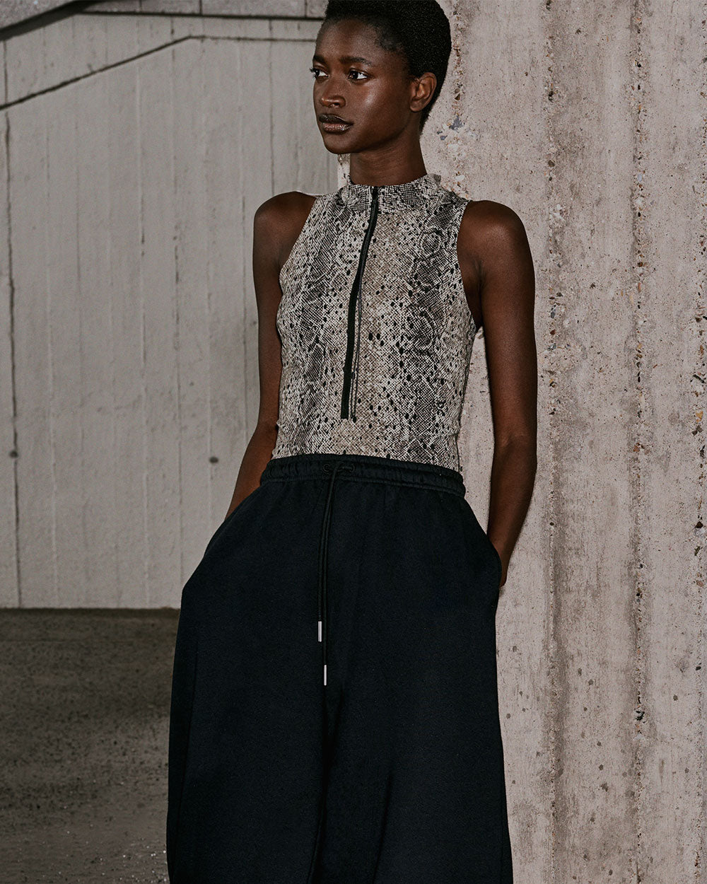 Zendaya x On Bodysuit Antler/Black 1WG31895610