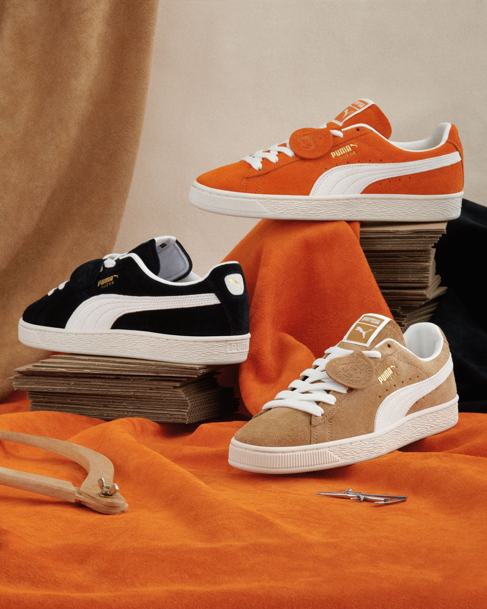 PUMA Suede Charles F.Stead Honey Butter 40376703